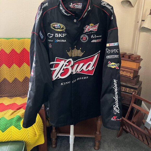Men’s Sz. 3XL NASCAR Chase Authentic Kevin Harvick Bud Budweiser Jacket